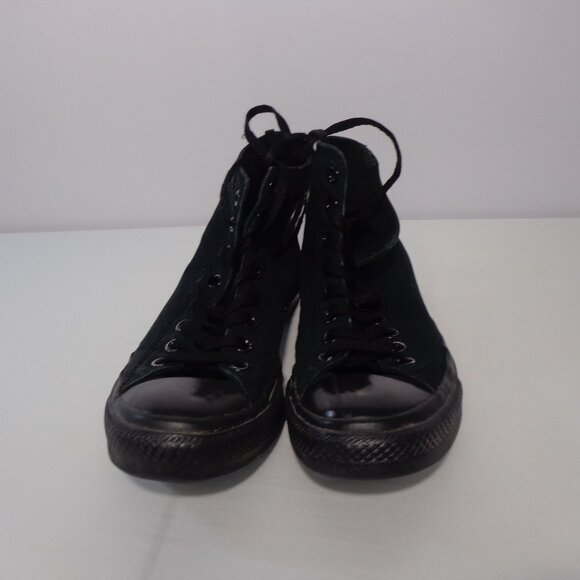Converse All Star Unisex Chuck Taylor Triple Black High Top Sz Men's 8  WO's 10 - Picture 1 of 10